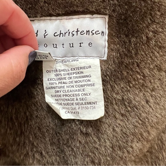 Men’s shearling fur coat - Picture 14 of 16